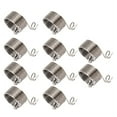 thumbnail image 1 of <p>Crochet Rings, Stainless Steel Small Volume Light Weight Knitting Thimble  For Tailor Shop For Bedroom For Household</p>, 1 of 7