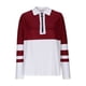 thumbnail image 4 of HongQid Women's Long Sleeve Shirts Color Block Zipper Lapel Tops Tunics Casual Fall Ladies Tees, 4 of 6