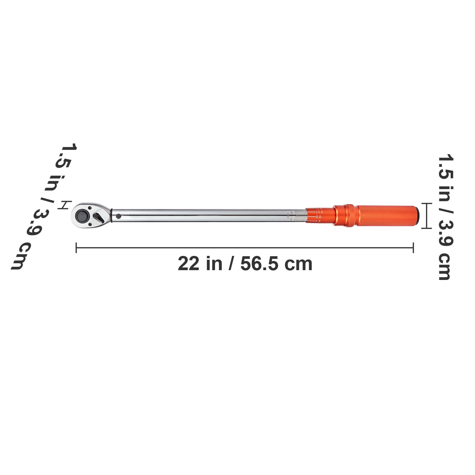 KFFKFF, 1/2" Drive Click Dual-Direction Adjustable Torque Wrench