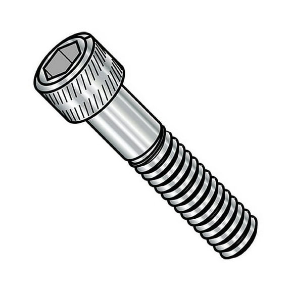 10-24X1/2 Coarse Thread Socket Head Cap Screw Stainless Steel (Pack Qty 100) BC-1008CSSS