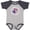 Baseball Heather and Navy, variant on Inktastic My Grandpa is a Veteran Military Family Boys or Girls Baby Bodysuit