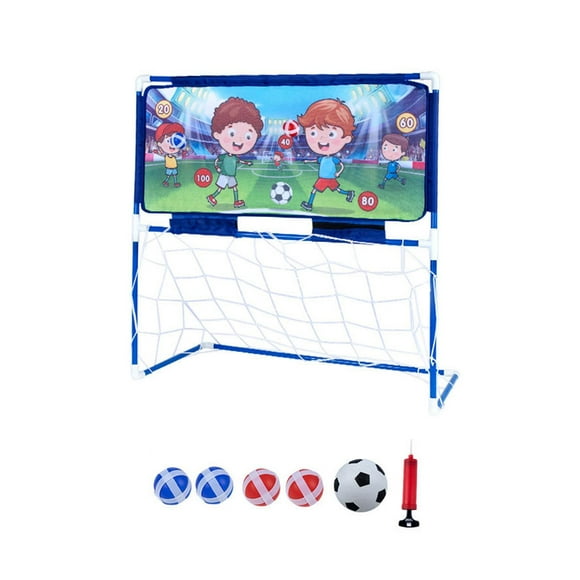 Siruishop Kids Soccer Goal for Backyard Portable Football Training for Home Gym Sports 66.3cmx34.5cmx64.5cm