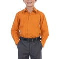 thumbnail image 2 of Zennyo Signature Boys Regular Fit Long Sleeve Standard Cuff Pocket Dress Shirt, 2 of 3