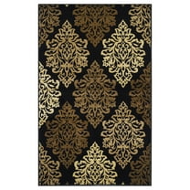 Danvers Contemporary Floral Damask Indoor 4'x6', Area Rug