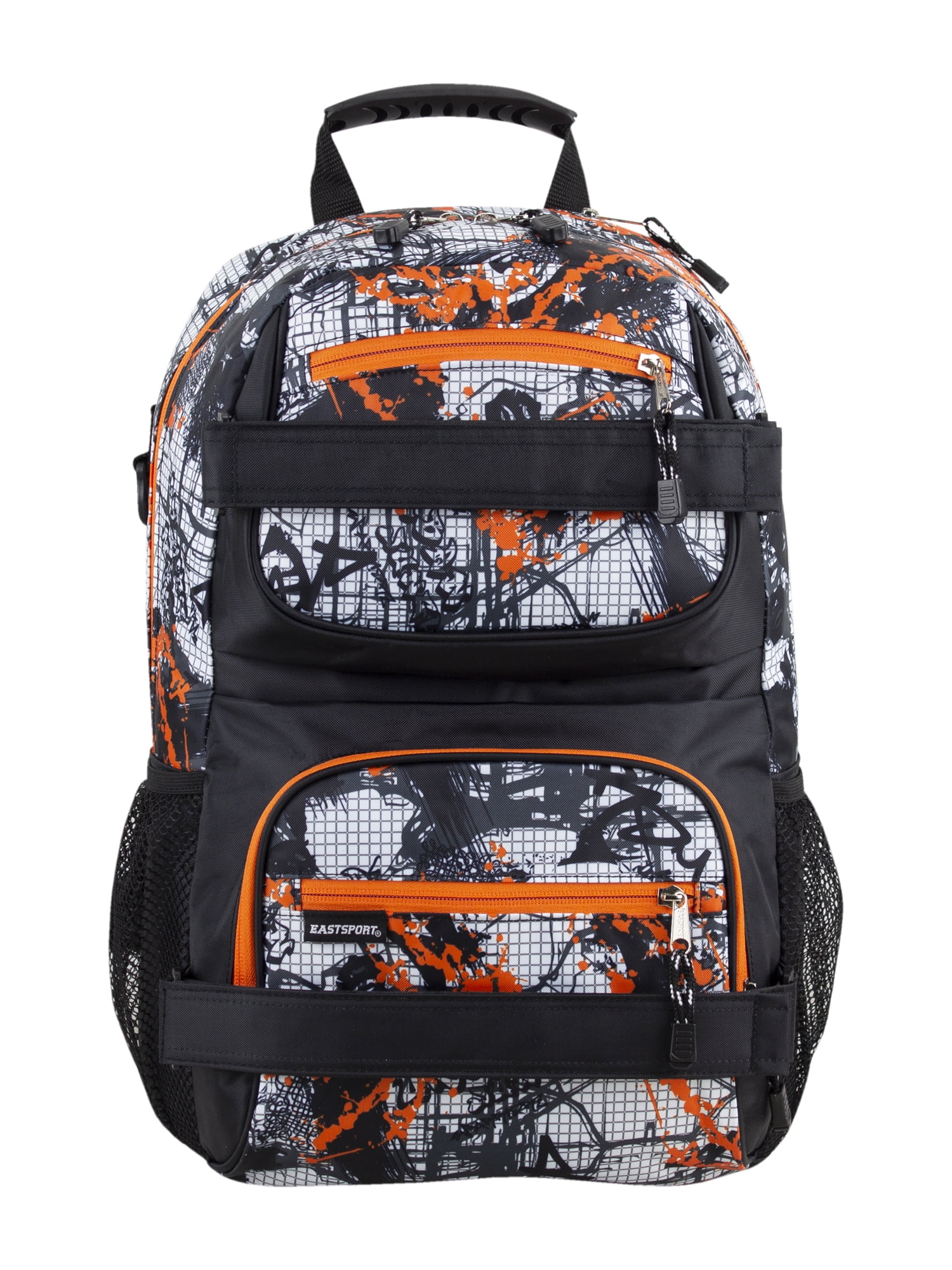Eastsport Unisex Dual Strap Skater Backpack, Urban Grid