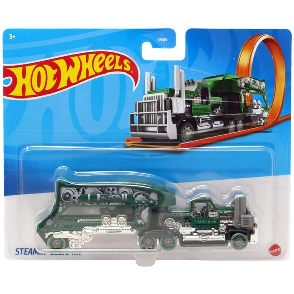 Hot Wheels Track Trucks Steamin' Gleamin Diecast Car