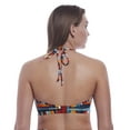 thumbnail image 2 of Freya Womens Bali Bay Soft Triangle Bikini Top, 36F, Multi, 2 of 4