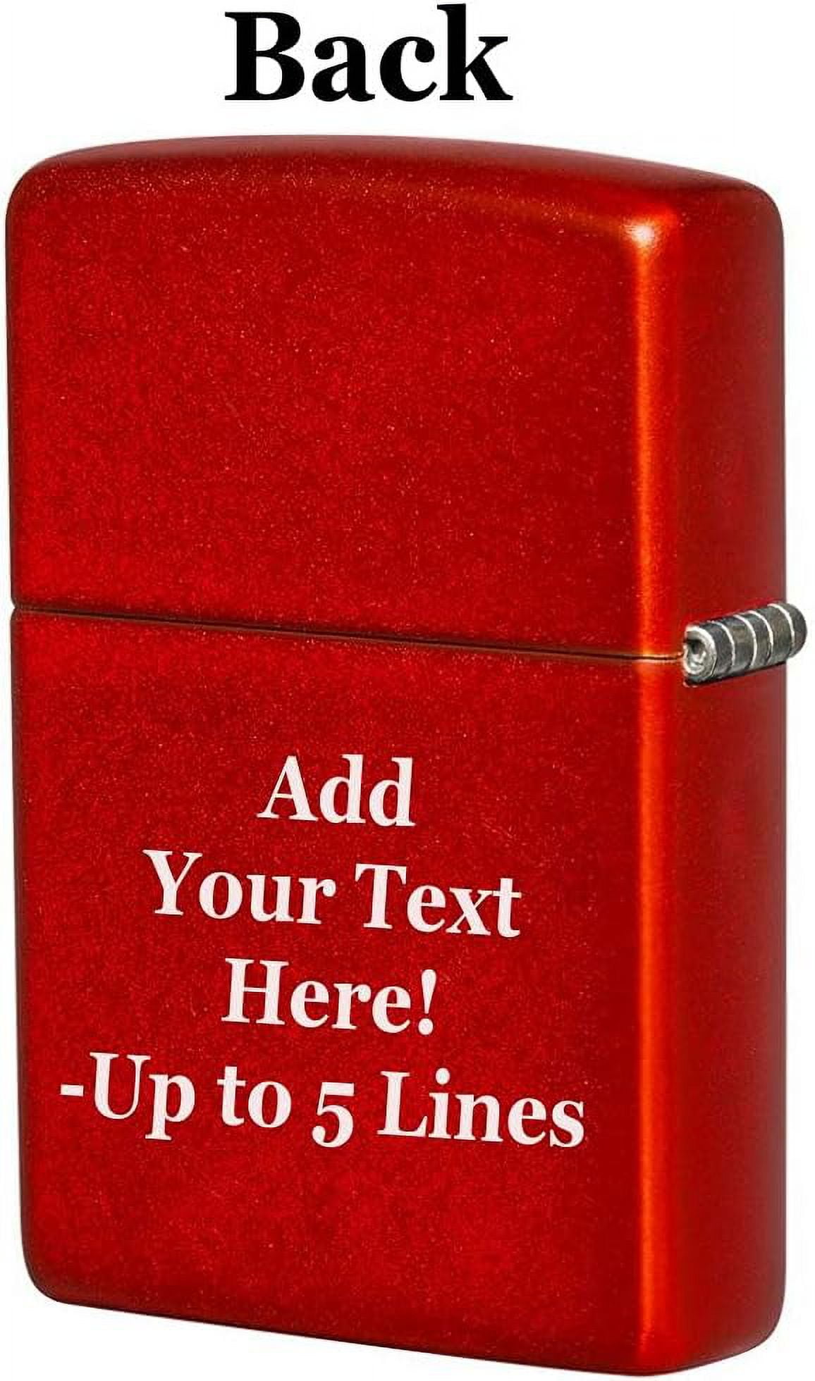 Zippo Lighter - Personalized Custom Message Engrave Dragon Tiger Design 48933