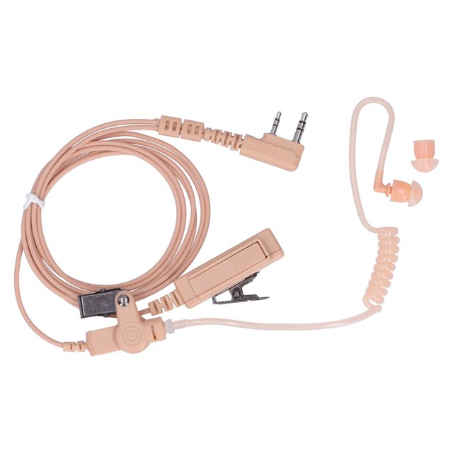 Auriculares PTT, auriculares Walkie Talkie auriculares de radio bidireccionales transparentes auriculares PTT lograr más
