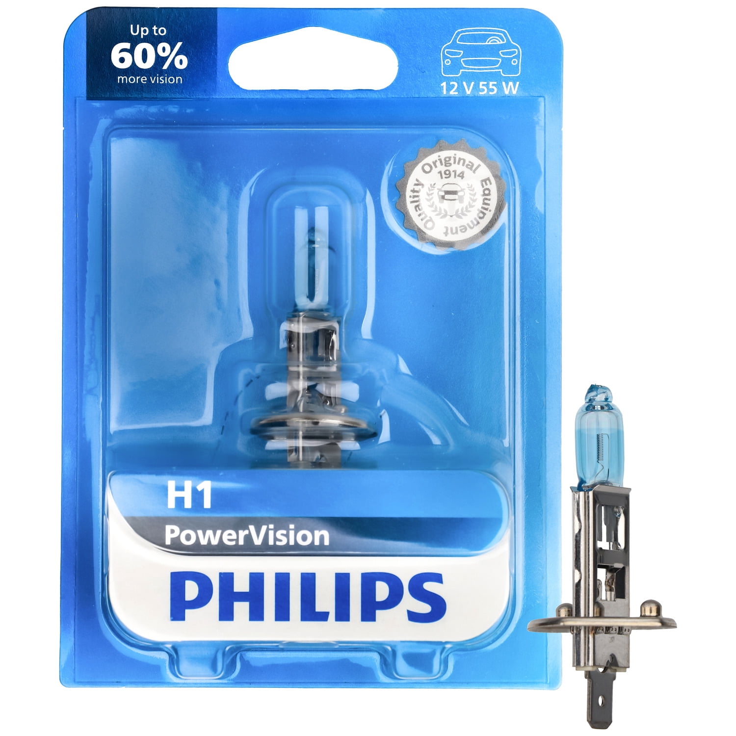 Philips Standard Headlight 9011, Px20D, Clear, Always Change in