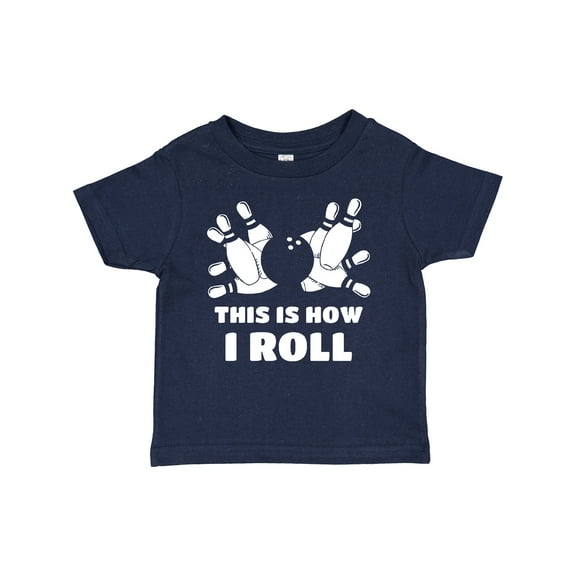 Inktastic How I Roll Bowling Boys or Girls Baby T-Shirt