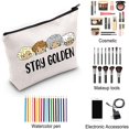 thumbnail image 4 of Stay Golden Makeup Bag TV Show Inspire Cosmetic Bag Friendship Gift For Best Friend, 4 of 5