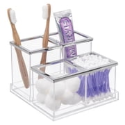 InterDesign 20470 Bath Accessory Set Clear Plastic Clear