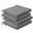 dark gray, variant on Favoyard Outdoor Seating Cushions Set of 4, 17" W x 16" D x 2" Seat Cushion Couch Pads with Ties for Chair Furniture