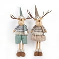 thumbnail image 6 of Cute Standing Plush Doll Ornaments Window Home Decoration Doll, Christmas Decoration Supplies for Moose Rudolph Doll Holiday Decor, 6 of 6