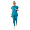 thumbnail image 1 of Pijama Quirurgica Conjunto Antifluidos Cuello Mao Corte Slim, 1 of 8