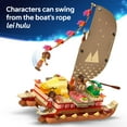 thumbnail image 6 of LEGO Disney Moana's Adventure Canoe Building Toy Set - Pretend Play Toy Boat for Kids, Girls & Boys, Ages 6+ - Disney Gift Idea for Fans of Moana - 43270, 6 of 9