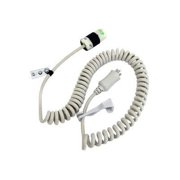 Ergotron North America Coiled Power Extension Cable 8 ft, Gray