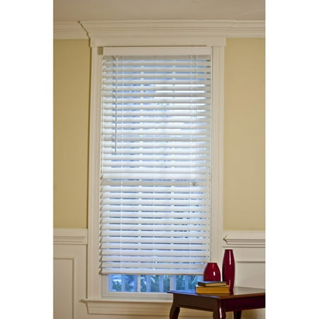 Better Homes and Gardens 2" Faux-Wood Window Blinds, White