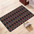 thumbnail image 2 of Geometric Diamond Graphic Rugs Doormat, Non-Slip Machine Washable Carpets Floor Door Mat , 36" x 24", 2 of 7