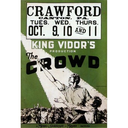 Posterazzi The Crowd Movie Poster - 27 x 40 in.