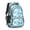Lightblue Butterfly Sparkle, variant on Purple Butterfly Flower Pattern Cute School Backpack Bag with Padded Back and Adjustable Shoulder Straps 16.9 X 12.6 X 5.9 Inches