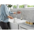 thumbnail image 4 of Delta 9178TL-AR-DST Leland 1.8 GPM Single Hole Pull Down Touchless Kitchen Faucet - Arctic, 4 of 7
