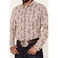 thumbnail image 3 of Cody James Men's Dagget 2.0 Paisley Print Long Sleeve Button-Down Stretch Ivory XX- Tall, 3 of 4