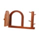 thumbnail image 1 of Adhesivo de pared para interruptor de lámpara, diseño minimalista de madera para puerta de cabina Rojo marrón, 1 of 9