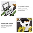 thumbnail image 5 of Bingfone Black Cow Print With Sunflowers Country Luggage Cover Washable Suitcase Cover Protector Anti-Scratch Suitcase Cover Fits 18-32 Inch Luggage (without luggage), 5 of 9