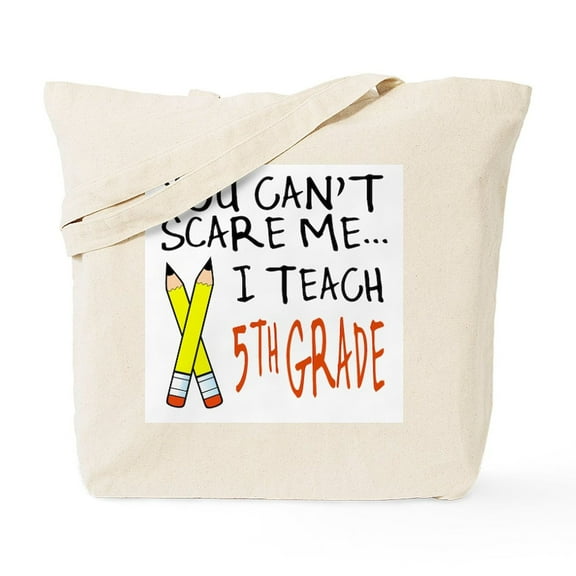 CafePress - 5Th Grade Teacher Tote Bag - Unisex Canvas Tote Bag, Beige, 1-Piece