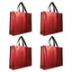 thumbnail image 1 of GOOHOCHY Bolsas de comestibles reutilizables de 4 piezas bolsas de regalo de regalos bolsas de compras portátiles bolsas con asa, 1 of 8