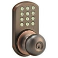 thumbnail image 3 of MiLocks HKK-01AQ Touchpad Electronic Door Knob, Antique Brass, 3 of 4