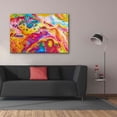 thumbnail image 3 of Epic Graffiti 'Liquid Pour Yellow' by Epic Portfolio, Giclee Canvas Wall Art, 60"x40", 3 of 8