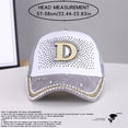 thumbnail image 4 of Breathable Sequin Baseball Cap for Men Women Adjustable Casual Sports Hat, 4 of 6