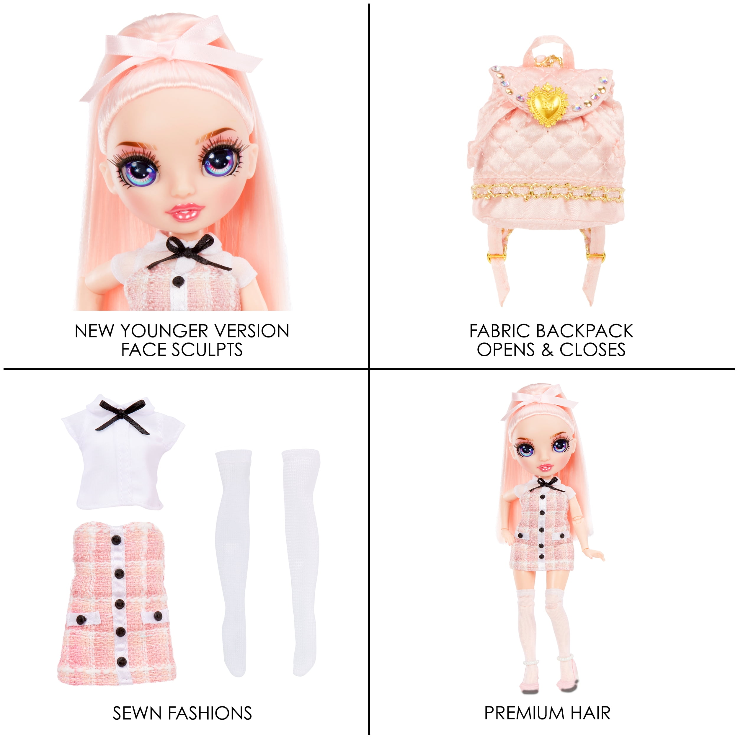 Poupée Rainbow High Fashion - Bella Parker MGA : la poupée et ses  accessoires à Prix Carrefour