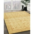 thumbnail image 2 of Ahgly Company Indoor Rectangle Abstract Chrome Gold Yellow Oriental Area Rugs, 5' x 8', 2 of 6