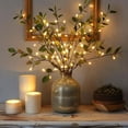 thumbnail image 7 of 5/10m Light up Garland Table Decoration, Portable Twinkling Tree Light Garland Decoration with 50/100 Warm White LED, Artificial Hanging Rattan for Indoor Outdoor, Battery Operated, 7 of 7