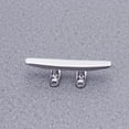 thumbnail image 4 of OULII Boat Folding Cleat Boat Rope Holder Silver Horn Shape Docking 1Pcs, 4 of 5