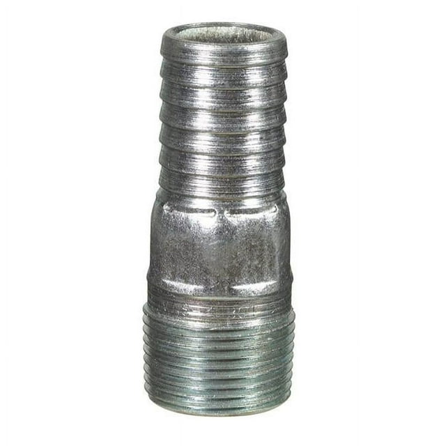 Adaptador B&K 41760 de acero galvanizado, 1 pulgada, púa x 1 pulgada MPT