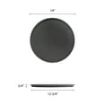 thumbnail image 2 of Excellante 14" round tray, black, comes in each, 2 of 2