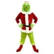 thumbnail image 3 of Disfraz de monstruo navideño de 6 piezas, juego completo de Grinch, monstruo navideño, disfraz de Cos, disfraz de monstruo peludo verde de Halloween, M, 3 of 5