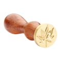 thumbnail image 2 of Cuadros Decorativos Sello de cera para sellar plantas de metal antiguo, mango de madera, decoración artesanal antigua (B), 2 of 9