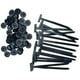thumbnail image 1 of 20/50/100PCS Universal Nylon Multifunctional Zip Tie Buckle Through Nail Cable Tie Buckle, 1 of 5
