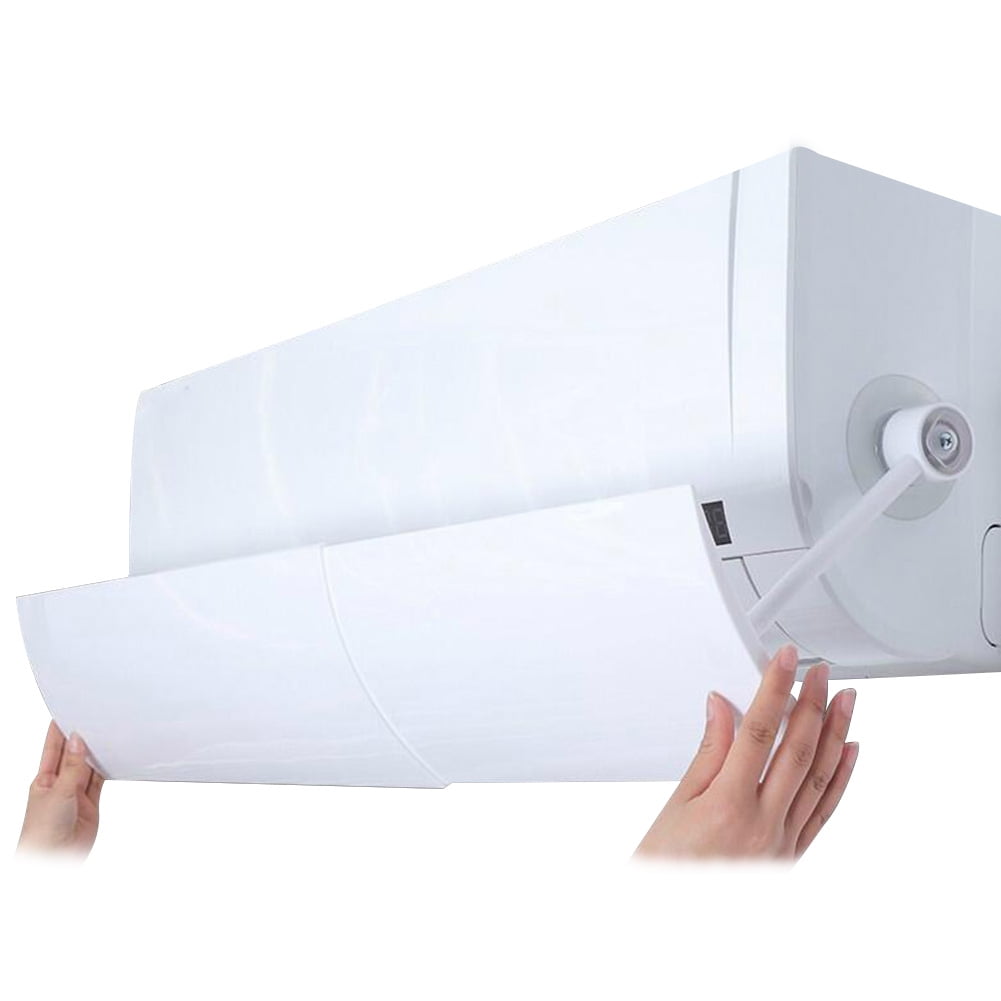 Antidirect retractable air conditioning air conditioner cover, exhaust