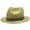 Natural W/ Checkered Band, variant on Midnight Luxe - Walrus Hats Natural Sisal Straw Fedora Childs Hat