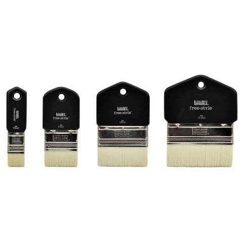 LIQUITEX COLART 1301001 FREE STYLE LARGE SCALE BRUSH PADDLE 1 INCH