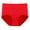 Red, variant on Lovzfmll Women's Underwear, High Waist Cotton Briefs, Plus Size Tummy Control Panties, Breathable Butt Lifting Comfort Underwear with Full Coverage
