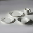 thumbnail image 4 of Siena 16 piece Stoneware Dinnerware Set White by EuroCeramica, 4 of 4