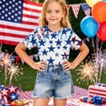thumbnail image 7 of CCRFTGI Usa Flag Shirts for Child Boys Girls Size 10-12 Patriotic Cute Tops 4th Of July American Flag Stars Outfits July 4th Celebration Summer Tops Festival T-Shirts Wine 2-3 Years, 7 of 7
